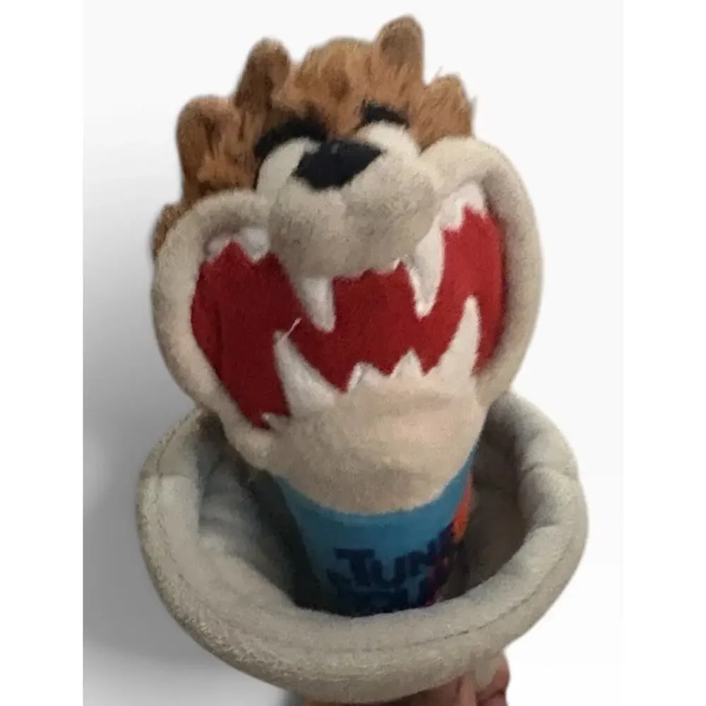 BarkBox Space Jam Taz Tornado Plush Dog Toy Tasmanian Devil BARK 2021 Rare